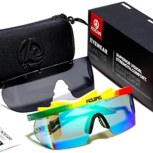 KDEAM, неоспоримые Защитные солнцезащитные очки для мужчин, большие размеры, спортивные солнцезащитные очки, цельные функциональные очки, полная посылка