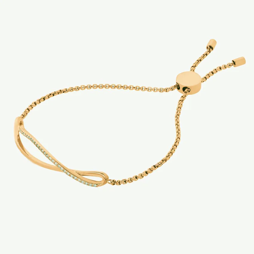 

Hot Sale Personality Bracelet for Women Eight Characters Infinite 8 Word Bracelet Adjustable Party Jewelry Best Gifts Female