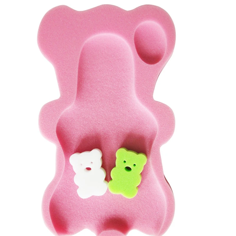 BalleenShiny الطفل حمام حصيرة الكرتون عدم الانزلاق الإسفنج وسادة الوليد الرضع الاستحمام الوسادة رعاية الطفل اللعب طوي شبكة حماية الحوض