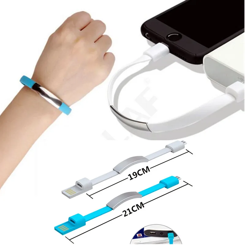 Наружный портативный зарядный кабель Мини Micro usb type C браслет кабель синхронизации данных провод для Samsung Xiaomi huawei телефонный кабель