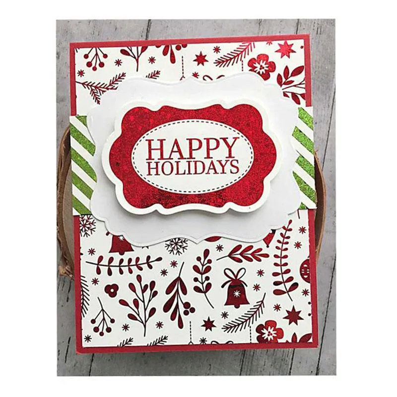 

Lace irregular shape Metal Cutting Dies for Scrapbooking Craft Dies Cut Card DIY Album Paper Embossing Template Stamps