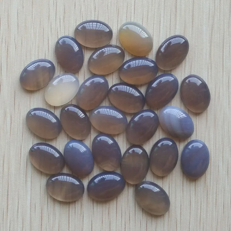 

Fashion high quality natural gray Onyx Oval CAB CABOCHON 13x18mm beads for jewelry accessories making wholesale 50pcs/lot