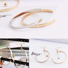 Медный c-образный кулон, кулон, ушной кулон, ушные серьги, серьги, ушной крючок, ювелирные изделия ручной работы, аксессуары для ушей