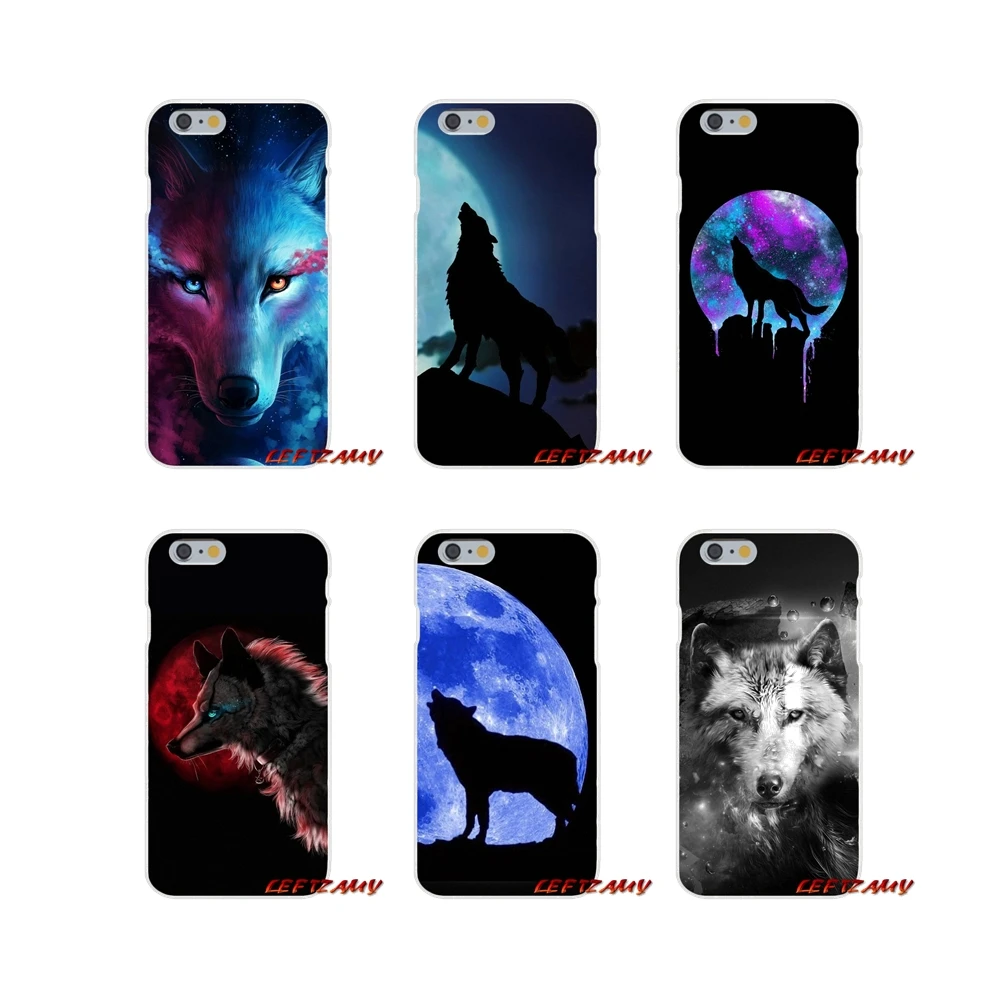 Аксессуары чехлы для телефонов Чехлы iPhone X XR XS MAX 4 4S 5 5S 5C SE 6 6S 7 8 Plus Fantasy blood moon wolf fierce