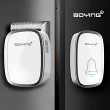 White Waterproof Wireless Doorbell 36 Melody Home Smart Alarm door ring remote control digital door bell