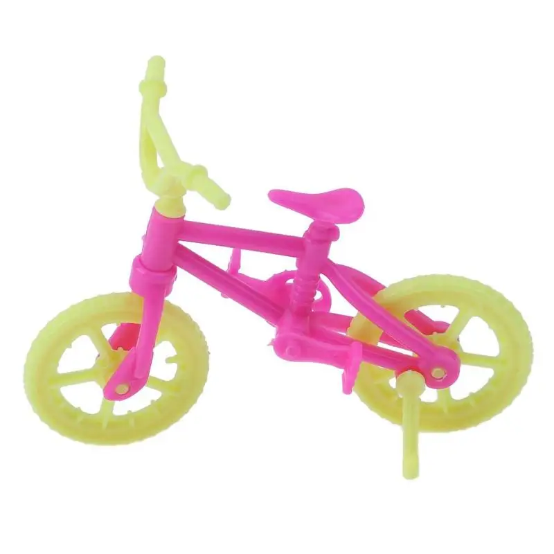 

2pcs DIY Mini Handmade Doll Bicycles Bike Accessories Fashion Plastic Gift Toy Doll Girl Xmas Baby Gift Play House Toy