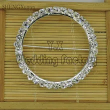 Съемная круглая алмазная пряжка используется для стула створки стола бегуна и других свадебных украшений