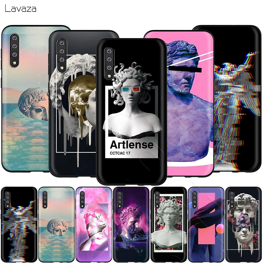 Lavaza Медуза парным глюк искусства чехол для Samsung Galaxy Note 10 плюс A10 A30 A40 A50 A70 M20 A20 A20S A10S
