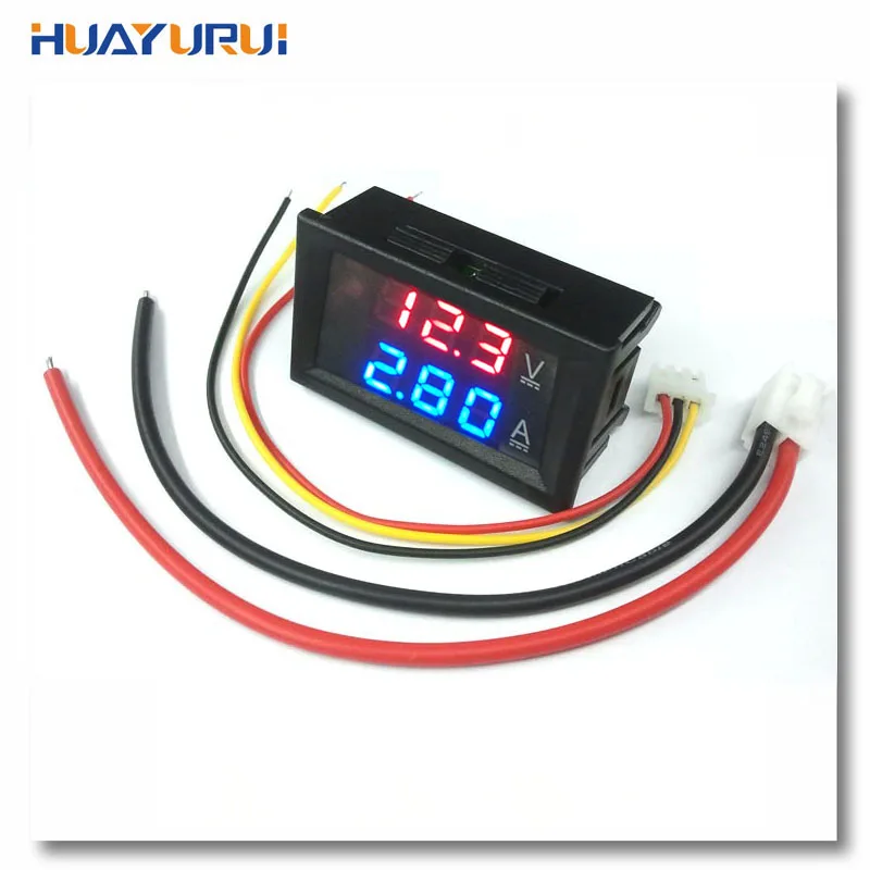 Aliexpress Com Buy Dc 100v 10a Voltmeter Ammeter Blue