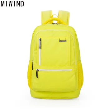 

MIWIND Women Backpacks For Teenagers Girls Backpack Female Candy Color Feminine Backpack School Bagpack Girl Mochila T1356