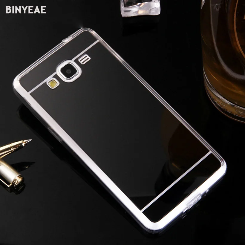 Akabeila телефон чехлы для Samsung Galaxy Grand Prime J2 2016 чехол ТПУ зеркало SM-G532F + крышка кожи |