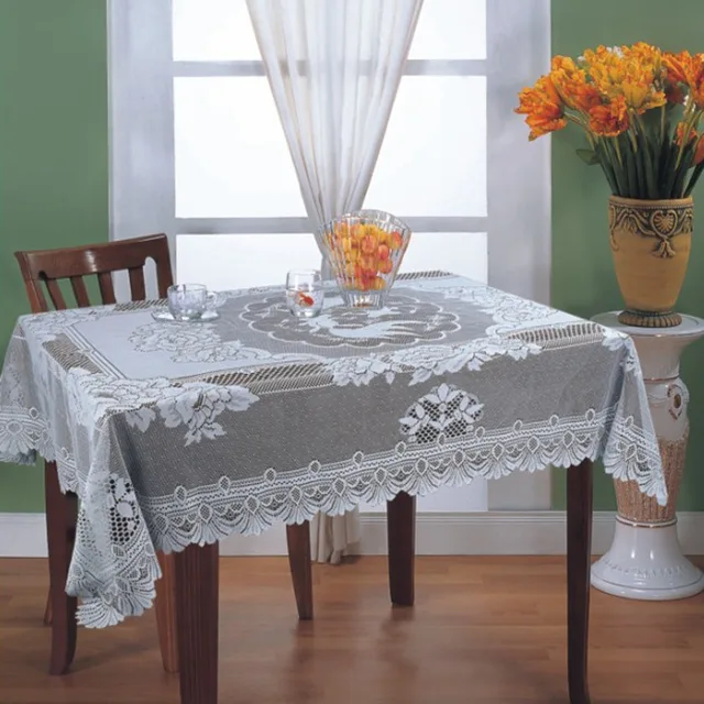Free Shipping Fl Lace Tablecloths Oblong Table Cover With Free Shipping Fl Lace Tablecloths Oblong Table Cover With 60x90inch 52x70 Daily Decoration Fabirc 60x104inch