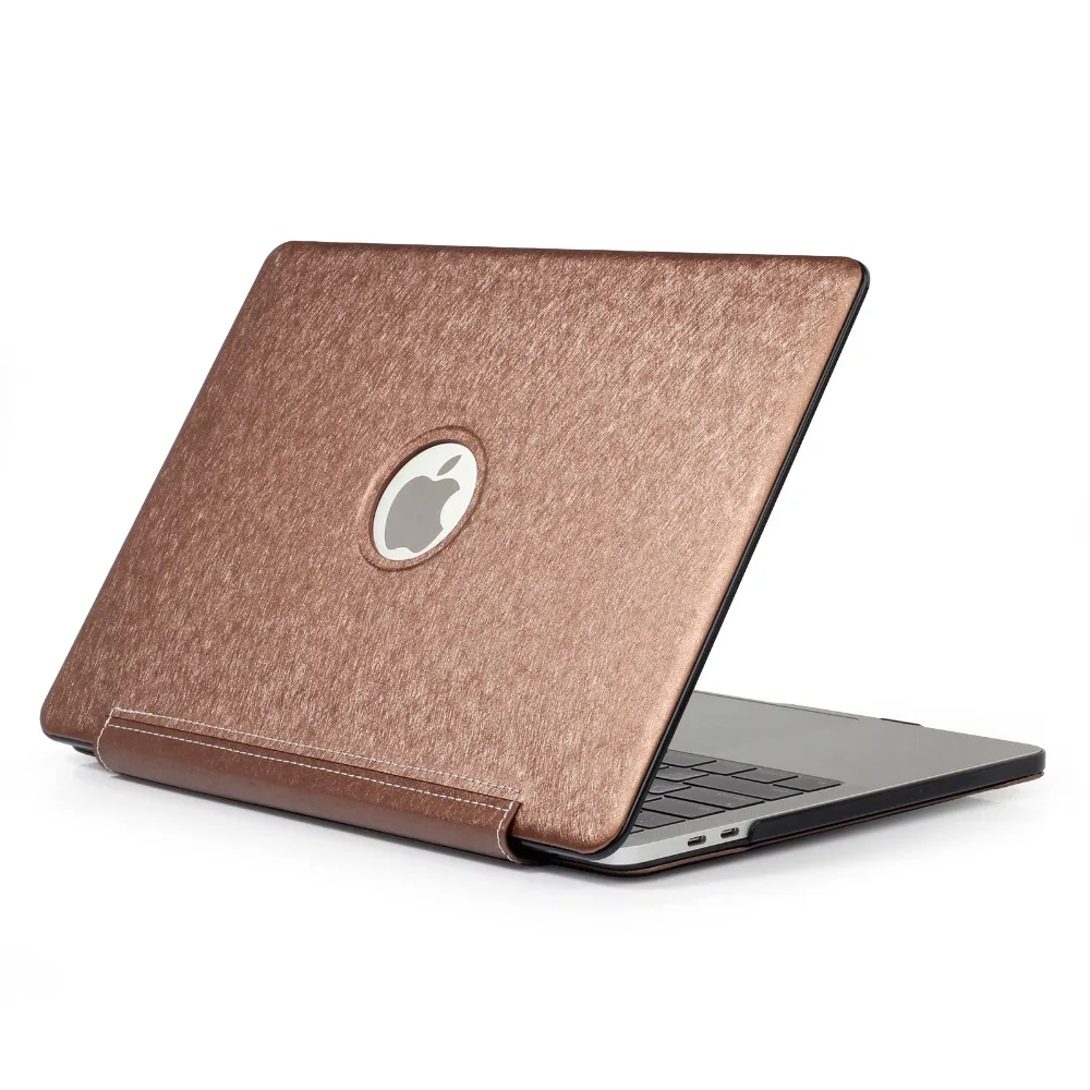 Жесткий защитный чехол из искусственной кожи с покрытием для MacBook Air Pro Retina 11 12 13 15
