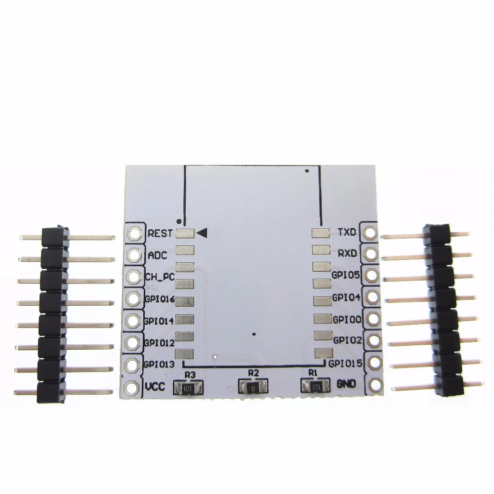 HAILANGNIAO 10 шт./лот ESP8266 серийная плата адаптера модуля Wi-Fi применяется к фонарикам |