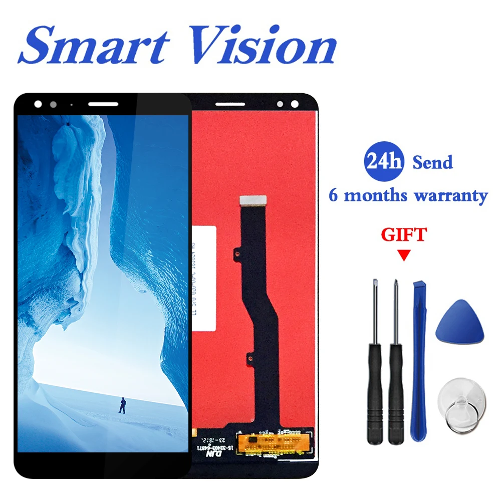 Для zte Blade V9 V0900 Полный ЖК дисплей + сенсорный экран дигитайзер сборка Замена 100%