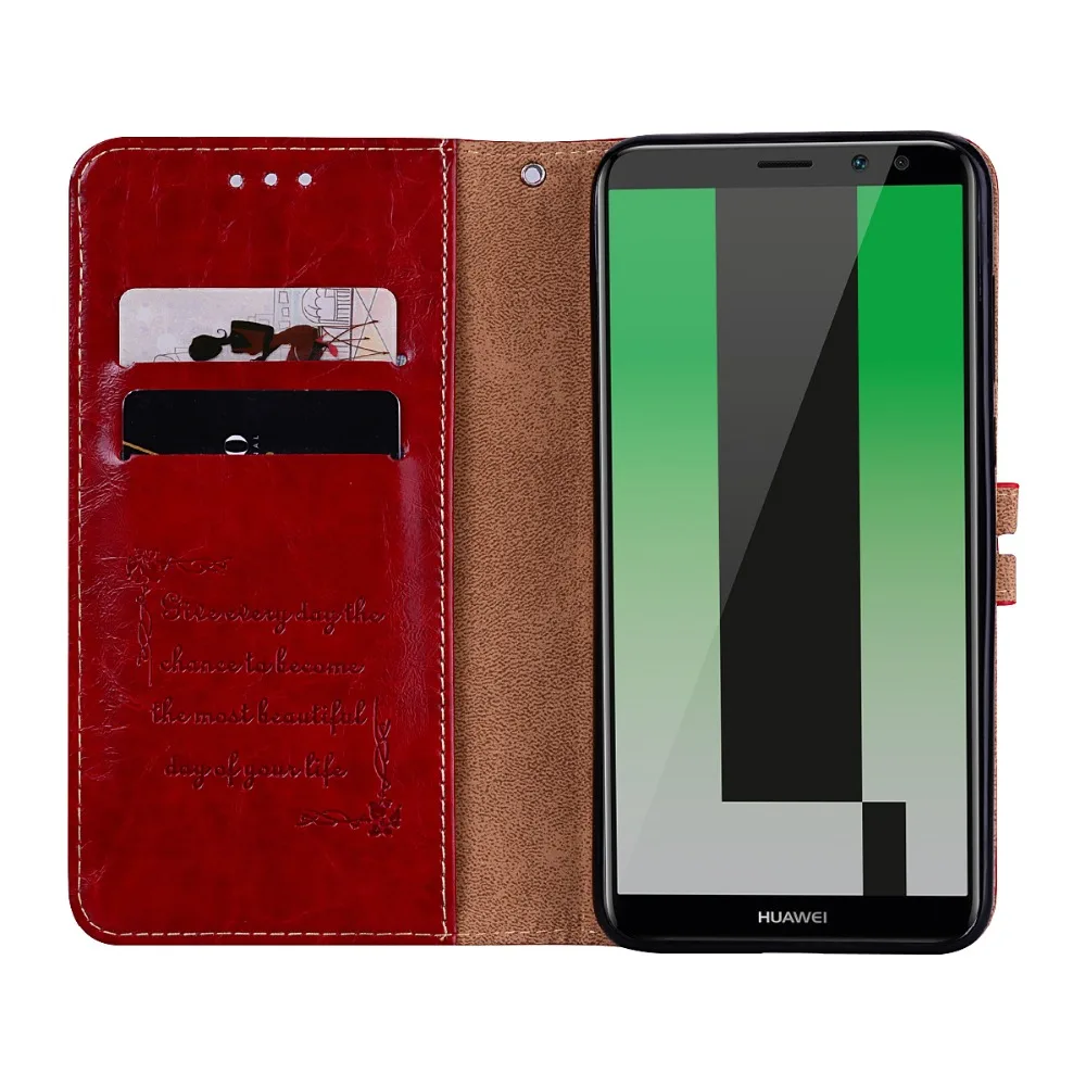 HeyJingles бумажник чехол для huawei mate 10 lite откидная крышка Чехлы мобильный телефон