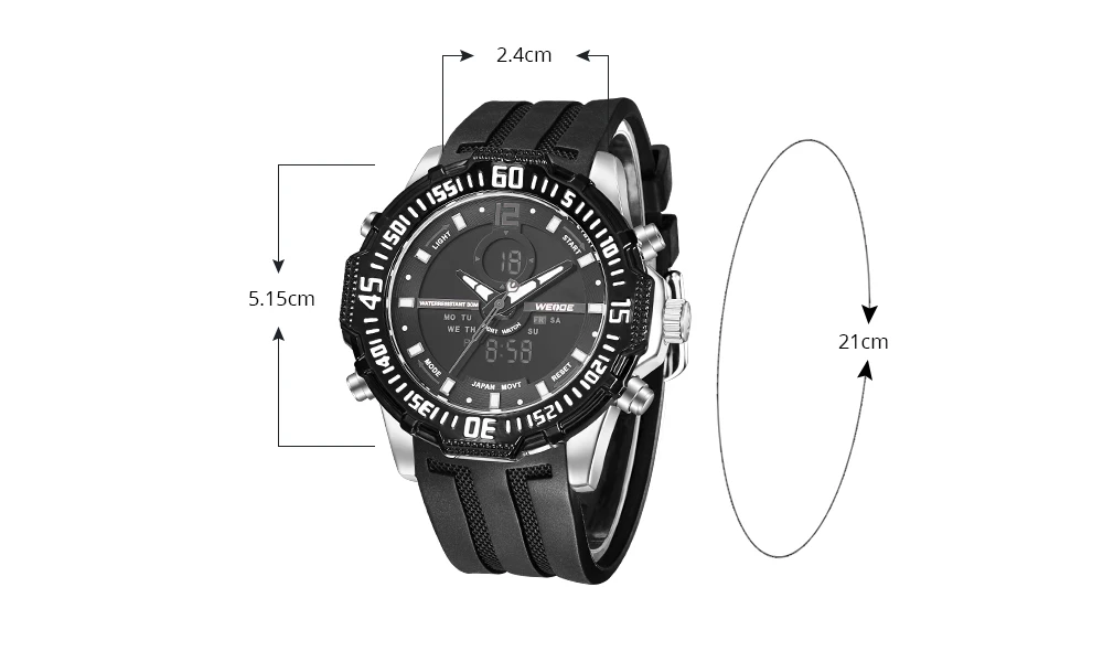 WEIDE Модные мужские спортивные часы аналогово-цифровые часы армейские военные кварцевые часы Relogio Masculino часы купить один получить один бесплатно