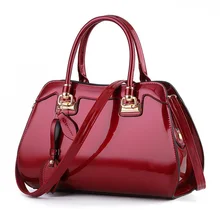 Сумка из лаковой кожи женская сумка модные женские ручные сумки для женщин Bolsa Женский Топ сумки с ручками