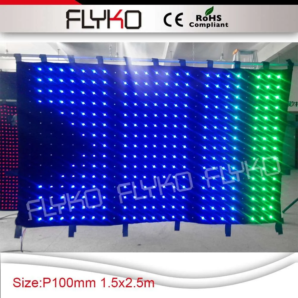 p10 led video curtain 3
