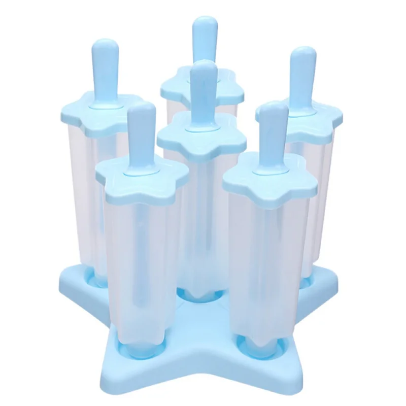 Летом Полезно Многоразовые эскимо формы 6 шт. лед поп формы мороженое на палочке чайник бесплатный почтовый Новинка года