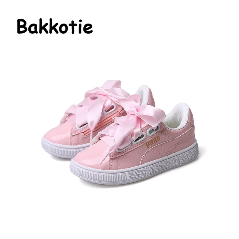 Bakkotie 2017 New Spring Fashion Baby Casual Shoe White Girl Leisure Sneaker Black Kid Brand Breathable