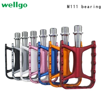 

wellgo M111 Non-quick Release Mountain Bicycle Pedals Road Bike Pedal MTB Cycling Bearing Pedals Bicycle Parts