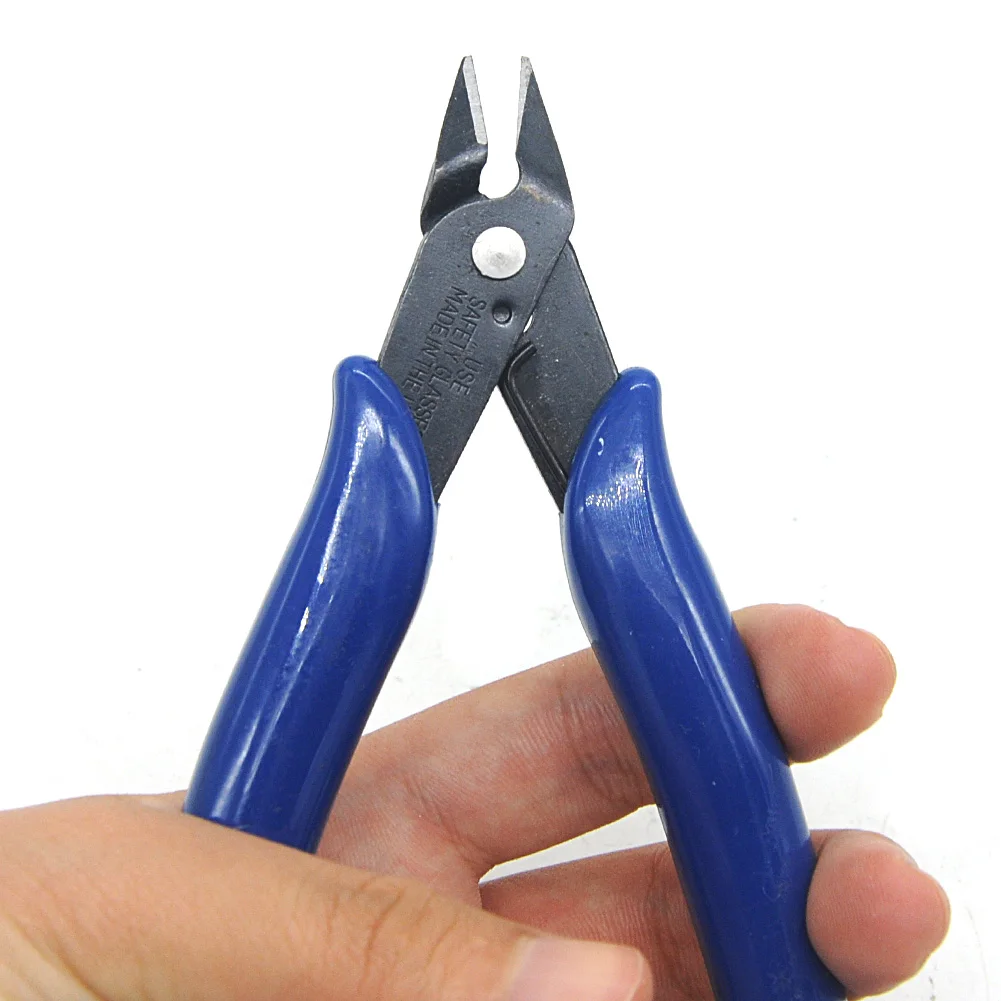 Mini Electrical Wire Cable Cutter Diagonal Pliers for Electrician Side Snips Flush Pliers Chisel Hand Cutting Tools Durable