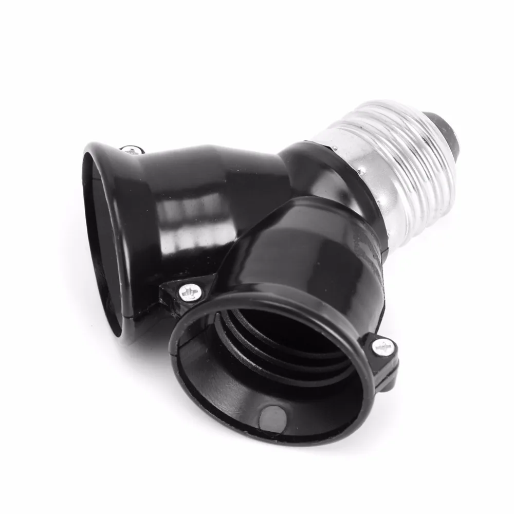 

E27 Base Light Lamp Bulb Socket 1 to 2 Splitter Adapter Converter Socket
