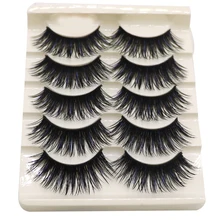 25 пар накладных ресниц для женщин Макияж грязные ресницы для строительства Длинные Накладные ресницы ресница ручной работы Инструменты для наращивания