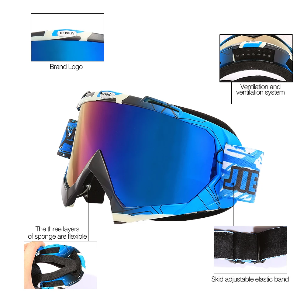 الشتاء الرياضة تزلج الثلوج نظارات الجليد الثلج اكسسوارات الزجاج gafas نظارات تزلج الثلج نظارات gogle snowboardowe