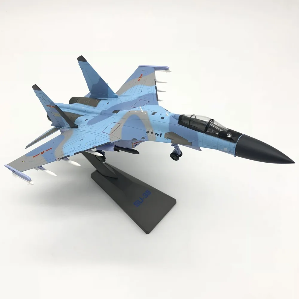 1: 72 Весы Модель Su35 Su-35 сплав Материал Самолет jet военная модель хобби