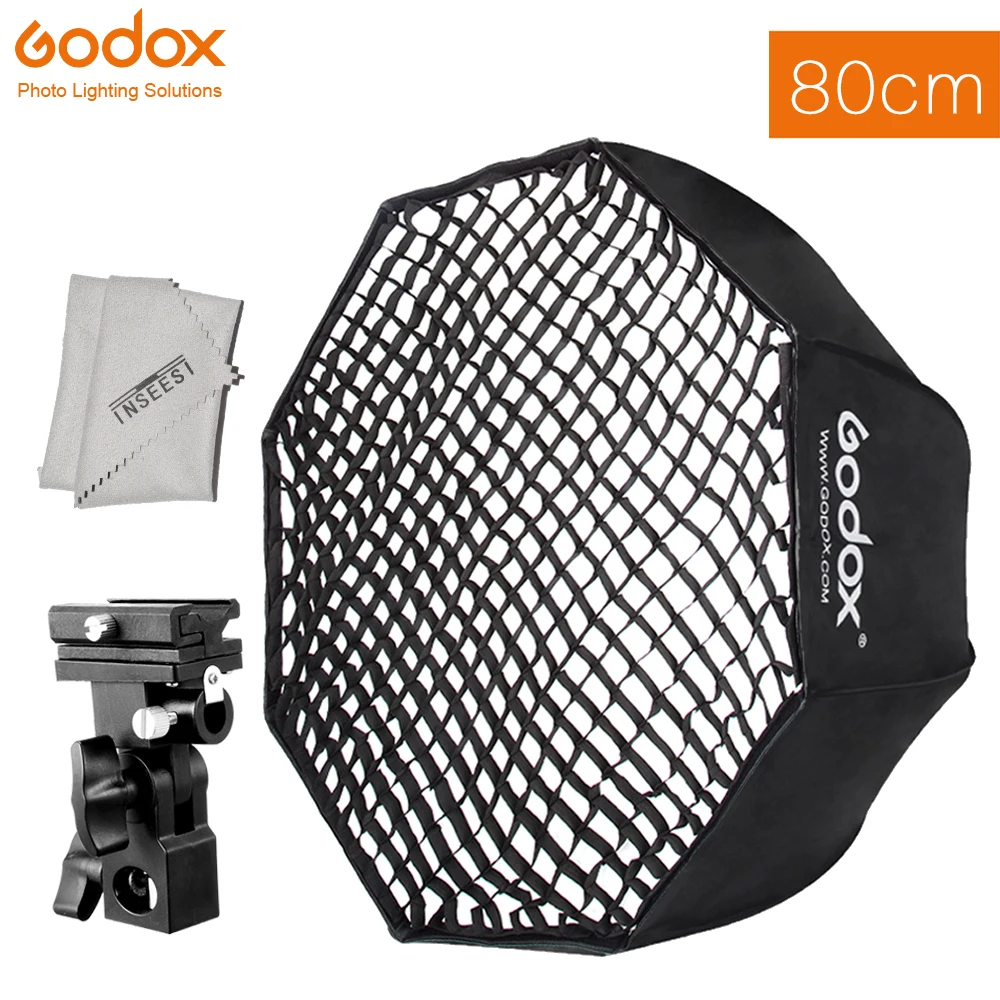 Godox 80 см/31 5 дюйма восьмиугольник софтбокс зонтик портативный софтб + b тип Горячий