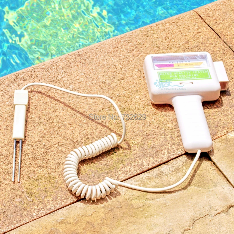 Swimming pool accessories high quality tester ABS spa ph cl2digital easy to read 1pcs free shipping chlorine | Спорт и развлечения