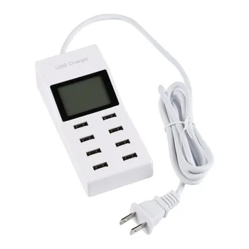 

US Plug 8 Port USB Home Travel Wall AC Charger Fast Charger Power Universal Adapter For mobile phone iphone 7 HTC