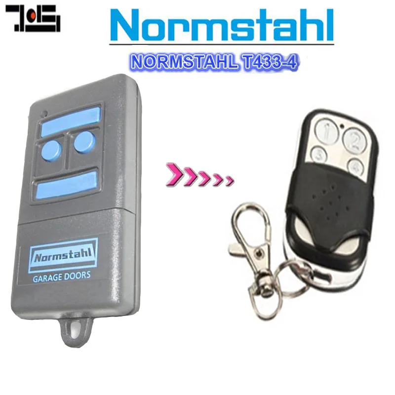 

2pcs Normstahl T433-4 compatible remote control. 433,92Mhz Rolling code
