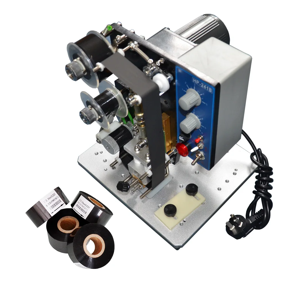 

241B type batch code stamp number printing machine on plastic bags