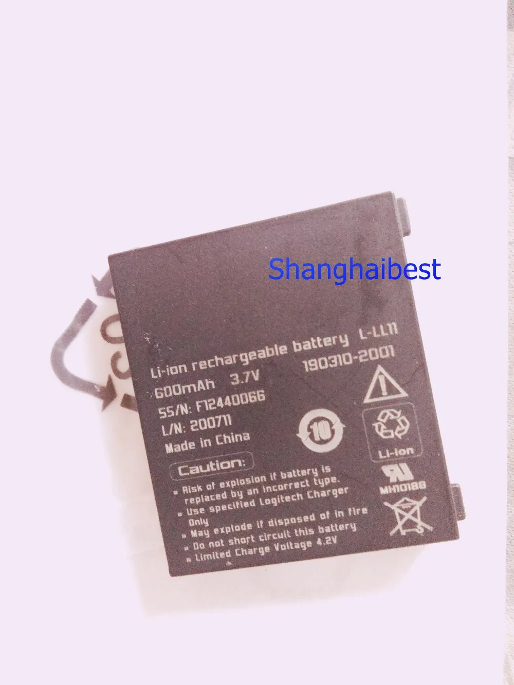 

Genuine L-LL11 Battery 600mAh for Logitech wireless G7 Mouse MX Air Revolution Mice few testing mark 190310-2000 F12440020 Pisen