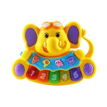 Музыкальные инструменты Детские музыкальные игрушки Обучающие, музыкальные фортепиано модель слона детские развивающие игрушки для детей подарок