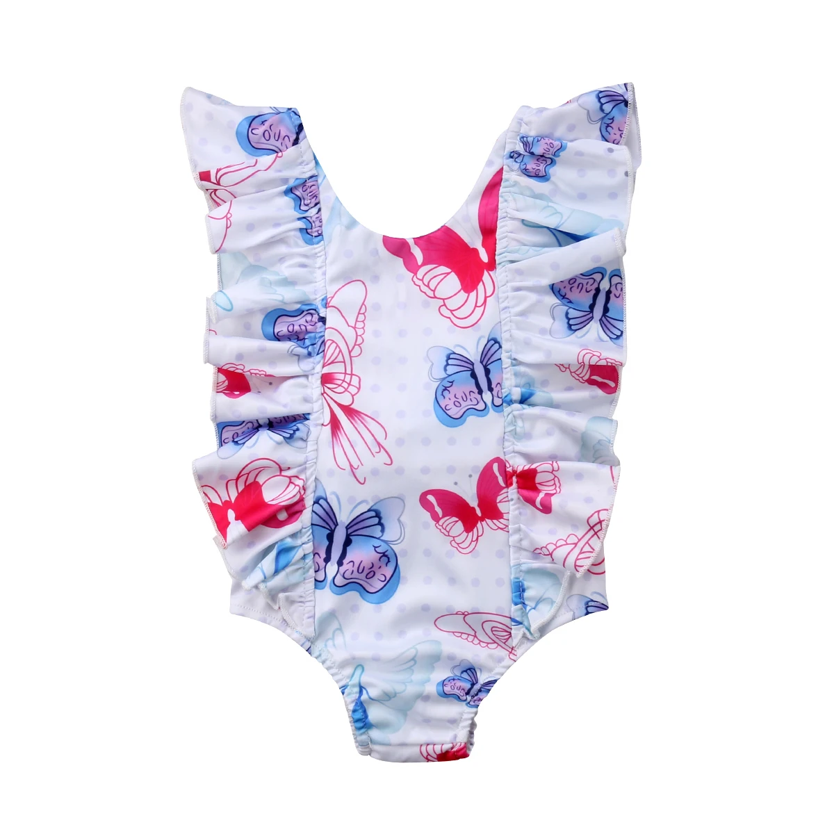 Summer Cute Newborn Baby Girl Clothes Swimsuit Butterfly Swimwear