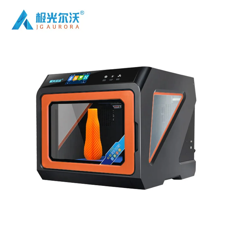 

JGAURORA A7 3D Printer School teaching preferred Automatic leveling One button lift rack Magnetic platform and module