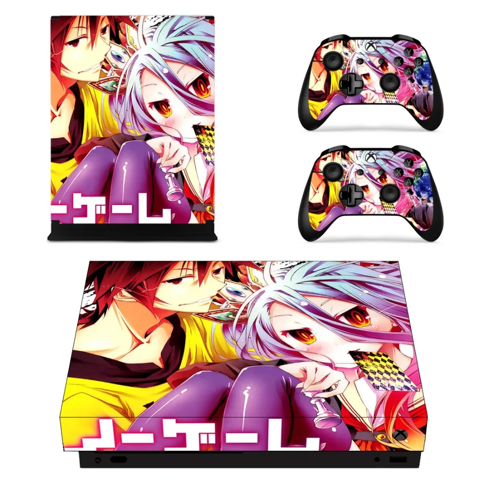 

Anime Cute Girl No Game No Life Skin Sticker Decal For Xbox One X Console and Controllers Skins Stickers for Xbox One X Vinyl