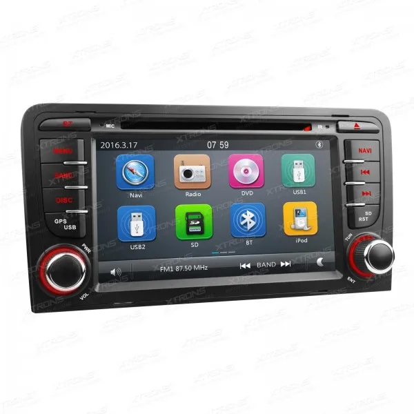 Flash Deal 7" Capacitive Touch Screen Special Car DVD for Audi A3 2003-2013 & Audi S3 2003-2013 with External DVR Camera Support 2 Flash Deal 7" Capacitive Touch Screen Special Car DVD for Audi A3 2003-2013 & Audi S3 2003-2013 with External DVR Camera Support 2