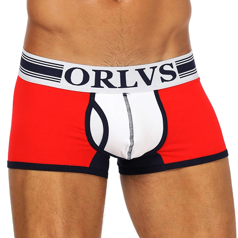 ORLVS боксеры мужское нижнее белье cueca masculina boxershorts мужские сексуальные calzoncillos