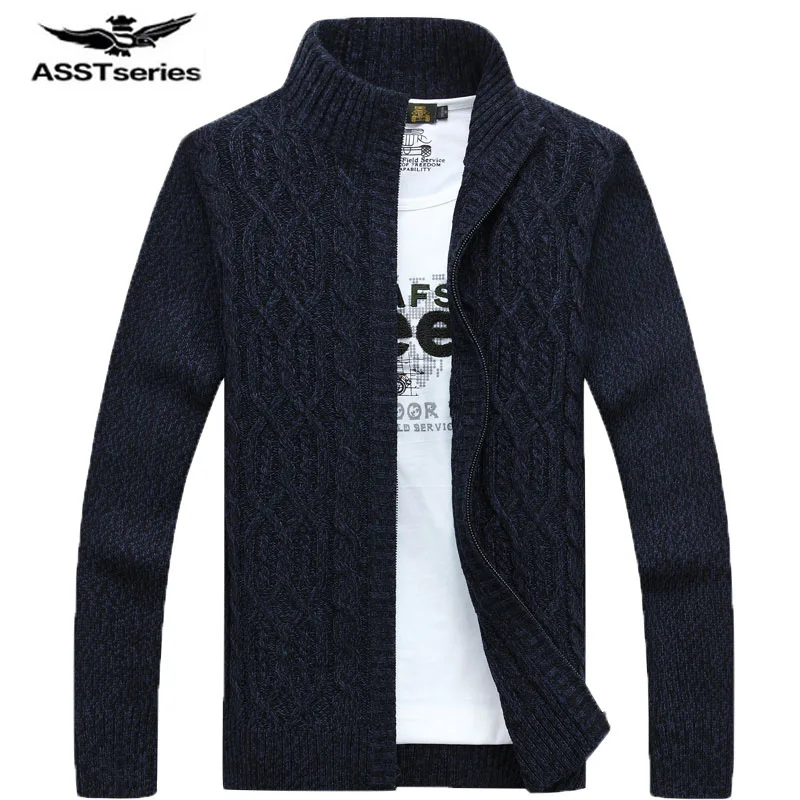 

AFS JEEP 2016 autumn and winter fashion men's long-sleeved sweater latest Battlefield Jeep casual men's cardigan sweater 80