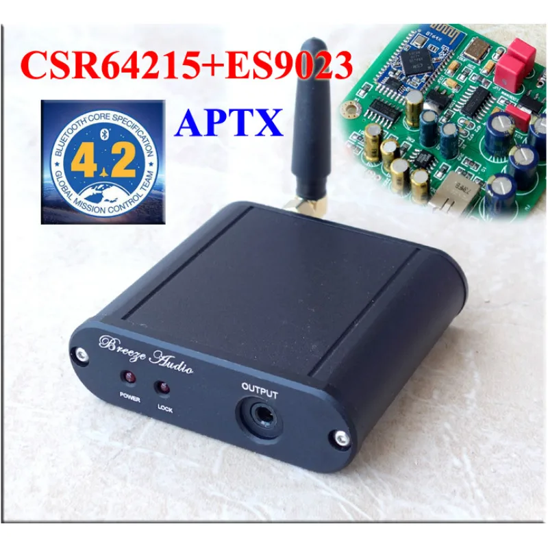 CSR64215 CSR8675 4,2 Bluetooth APTX декодер плата HIFI OP AMP AD823+ ES9023 независимое декодирование DAC Bluetooth приемник машина