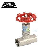 Megairon BSPT женский DN15 1/" Глобусы Клапан Нержавеющая сталь ss316 cf8m тяжелых макс 200psi 350 градусов