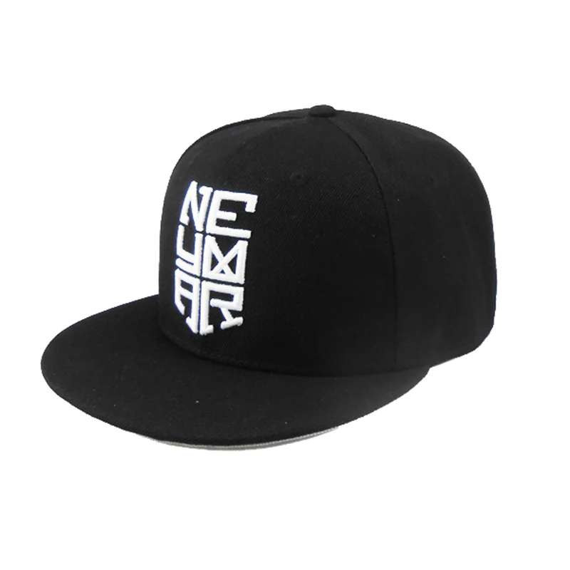 Unisex Letter Embroidery Baseball Cap Neymar Da Silva Hip Hop Hat Outdoor Sports Sun Flat Neymar Fashion Metal Snapback CP0101 (14)
