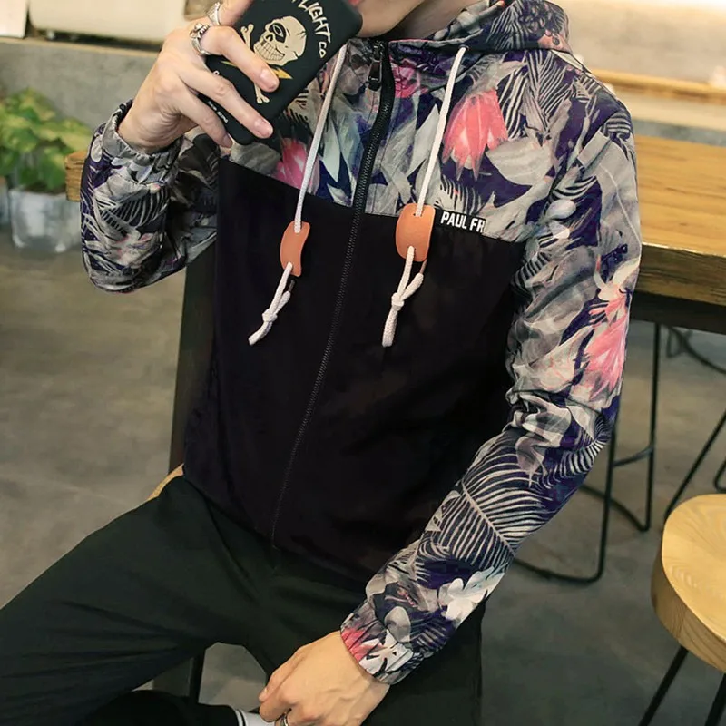 2019 spring and autumn new fashion slim youth men's hooded jacket thin jacket brand casual windbreaker top quality jacket 2019 spring and autumn new fashion slim youth men's hooded jacket thin jacket brand casual windbreaker top quality jacket