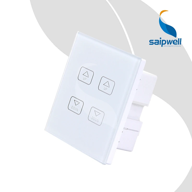 

85VAC-250VAC Touching Screen Dimmer Switch,One 4 Way Learning Type White Mounted Panel Dimmer SPT-SM-1DM4A