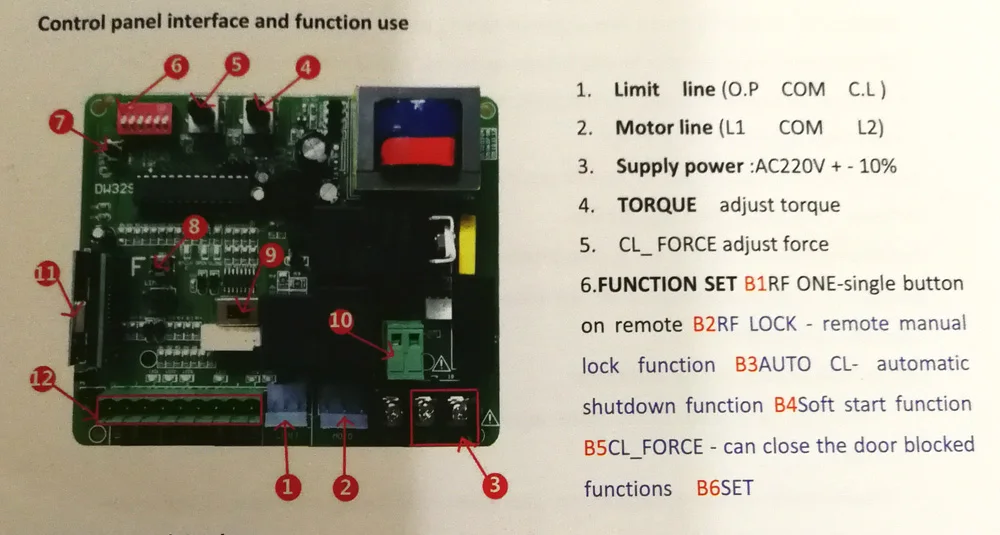 Универсальный AC230V элемент управления панели pcb из двигатель раздвижных ворот открывалка для бутылок